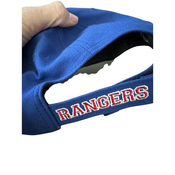 New Era Men's Blue New York Rangers Scramble NHL Hockey Adjustable Cap Hat - Picture 3 of 7